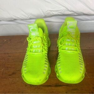 Never worn Neon yellow 8.5 sneakers from Amazon.